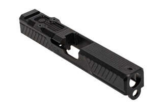 ZEV Technologies Citadel stripped slide with RMR cut for Glock 19 Gen3 handguns features a black finish